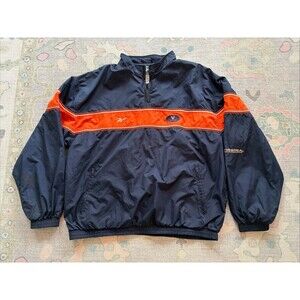 Vintage 90s Reebok Virginia Cavaliers Windbreaker Quarter Zip Jacket Size XXL